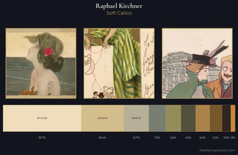 Raphael Kirchner Palette 17 - Soft Calico
