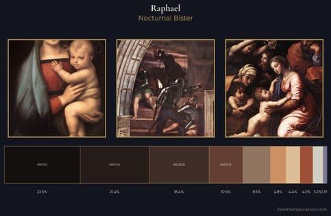 Raphael Palette 13 - Nocturnal Bister