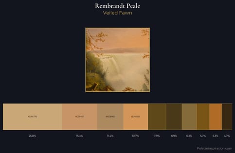 Rembrandt Peale Palette 6 - Veiled Fawn