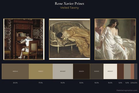 Rene Xavier Prinet Master Palette - Veiled Tawny