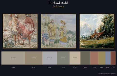 Richard Dadd Palette 1 - Soft Ivory