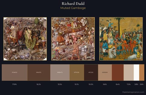 Richard Dadd Palette 2 - Muted Gamboge
