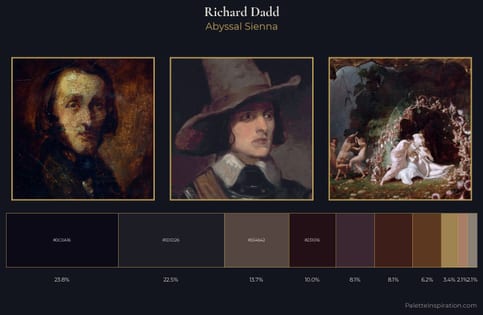 Richard Dadd Palette 5 - Abyssal Sienna
