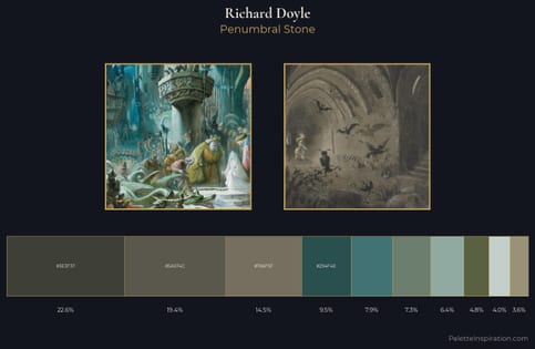 Richard Doyle Palette 4 - Penumbral Stone