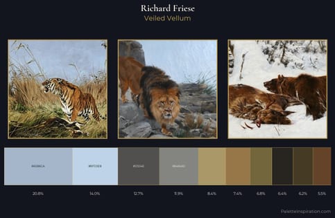 Richard Friese Palette 5 - Veiled Vellum