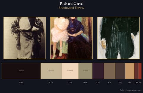 Richard Gerstl Palette 7 - Shadowed Tawny