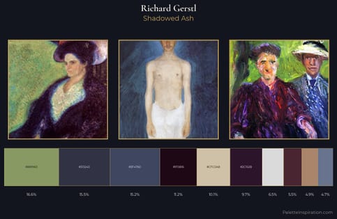 Richard Gerstl Palette 9 - Shadowed Ash