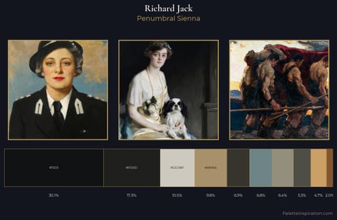 Richard Jack Palette 3 - Penumbral Sienna