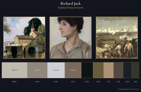 Richard Jack Palette 4 - Veiled Parchment