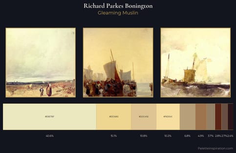 Richard Parkes Bonington Palette 4