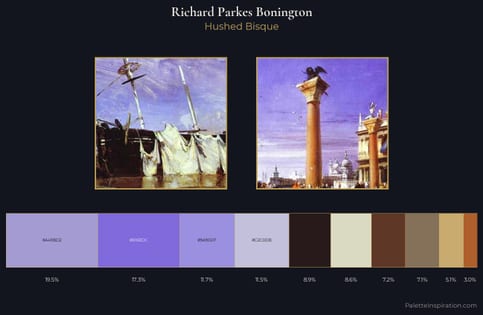 Richard Parkes Bonington Palette 5