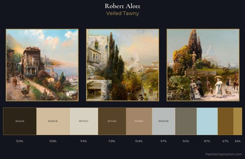 Robert Alott Palette 2 - Veiled Tawny