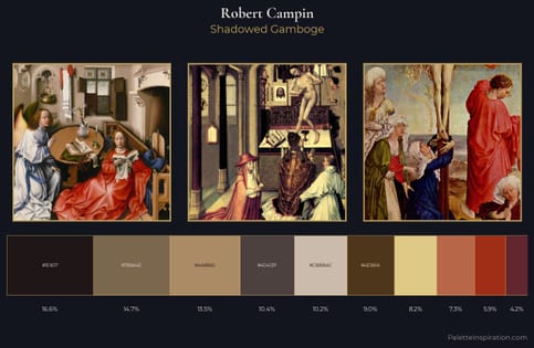 Robert Campin Palette 4 - Shadowed Gamboge