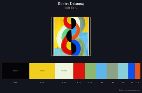 Robert Delaunay Palette 2 - Soft Ecru