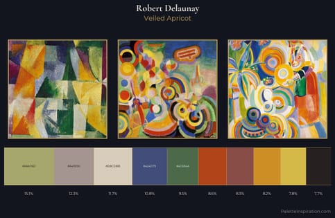 Robert Delaunay Palette 4 - Veiled Apricot