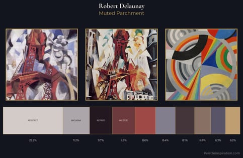 Robert Delaunay Palette 5 - Muted Parchment