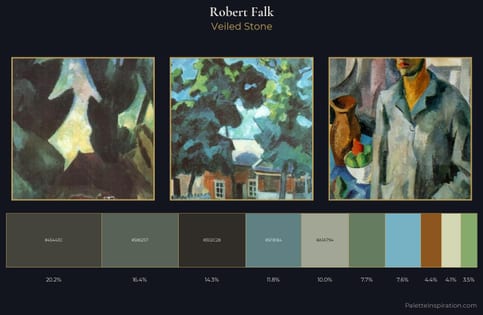 Robert Falk Palette 3 - Veiled Stone