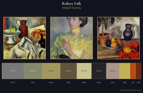 Robert Falk Palette 4 - Veiled Tawny