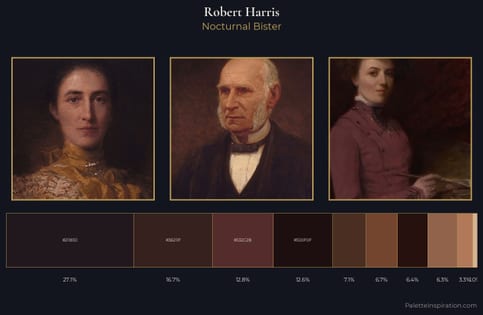 Robert Harris Palette 5 - Nocturnal Bister