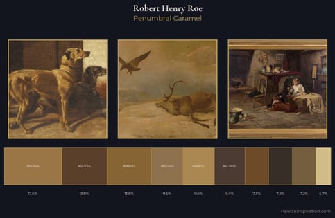 Robert Henry Roe Palette 4 - Penumbral Caramel