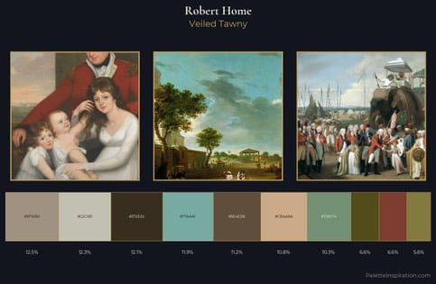 Robert Home Palette 1 - Veiled Tawny