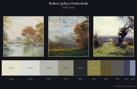 Robert Julian Onderdonk Palette 4 - Soft Ivory