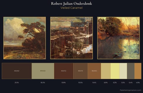 Robert Julian Onderdonk Palette 5 - Veiled Caramel