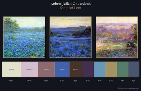 Robert Julian Onderdonk Palette 7