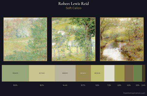Robert Lewis Reid Palette 4 - Soft Calico