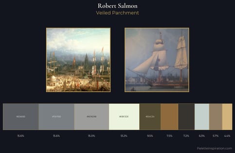 Robert Salmon Palette 2 - Veiled Parchment