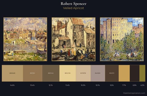 Robert Spencer Palette 2 - Veiled Apricot