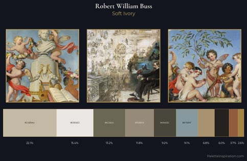 Robert William Buss Palette 1 - Soft Ivory