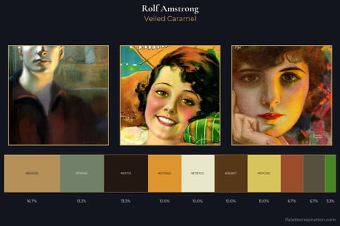 Rolf Amstrong Master Palette - Veiled Caramel