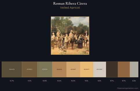 Roman Ribera Cirera Palette 1 - Veiled Apricot