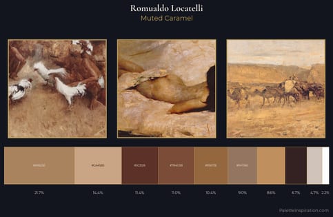 Romualdo Locatelli Palette 2 - Muted Caramel