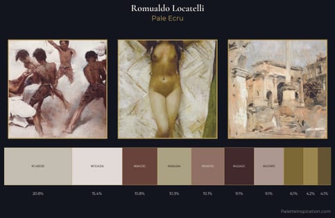 Romualdo Locatelli Palette 3 - Pale Ecru