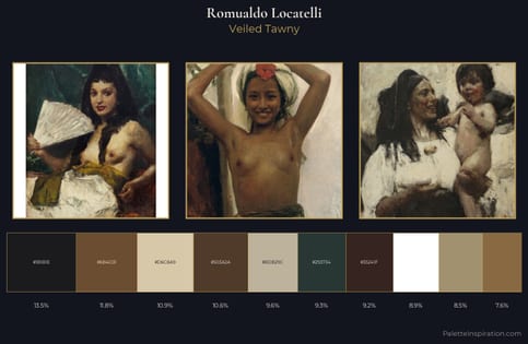 Romualdo Locatelli Palette 5 - Veiled Tawny