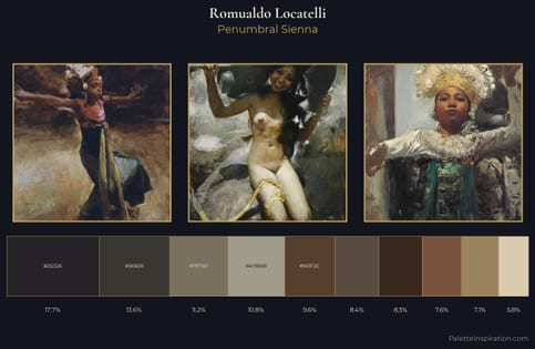 Romualdo Locatelli Palette 7 - Penumbral Sienna