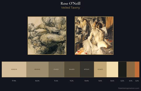 Rose O'Neill Palette 3 - Veiled Tawny