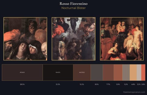 Rosso Fiorentino Palette 5 - Nocturnal Bister
