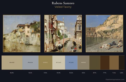 Rubens Santoro Palette 5 - Veiled Tawny