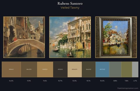 Rubens Santoro Palette 7 - Veiled Tawny