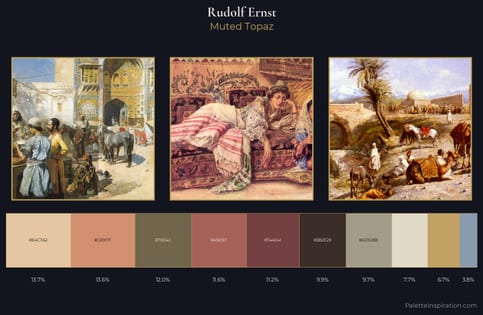 Rudolf Ernst Palette 1 - Muted Topaz
