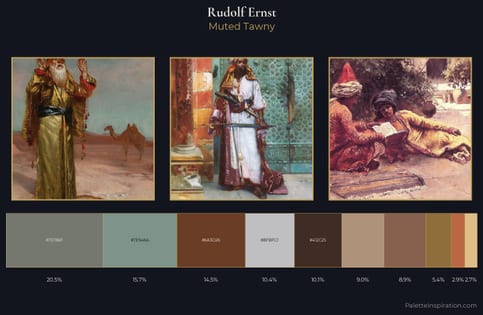Rudolf Ernst Palette 2 - Muted Tawny