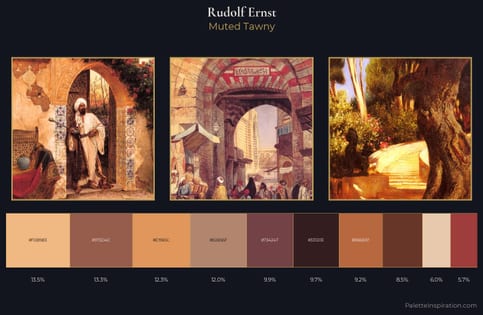 Rudolf Ernst Palette 3 - Muted Tawny