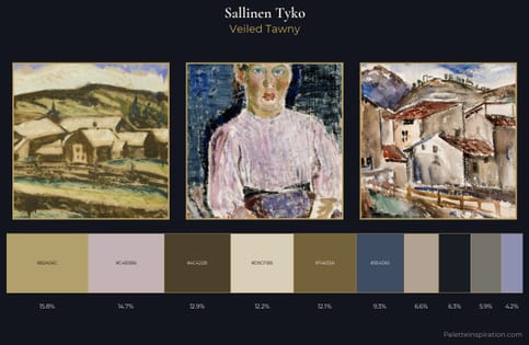 Sallinen Tyko Palette 2 - Veiled Tawny