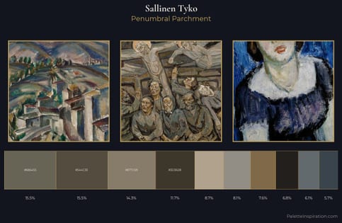 Sallinen Tyko Palette 4 - Penumbral Parchment