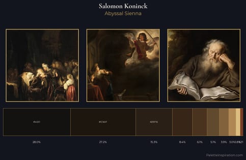 Salomon Koninck Palette 4 - Abyssal Sienna