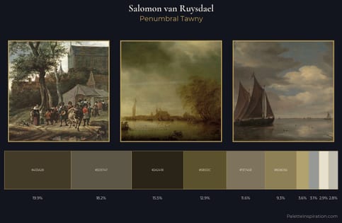 Salomon van Ruysdael Palette 7 - Penumbral Tawny