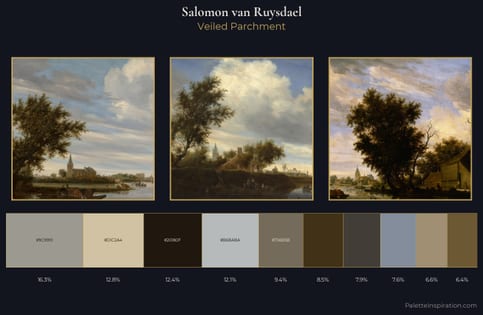 Salomon van Ruysdael Palette 10
